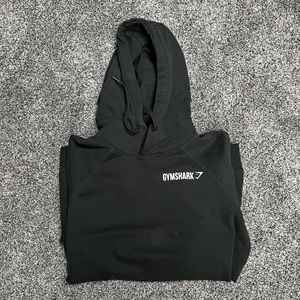 Gymshark Crest Hoodie - Black - Large